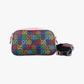 Gucci Apple Pattern MessengerMulticolourPVC coated canvas574886I030536423GGアップルマルチカラーPVCコーティングキャンバス574886I030536423