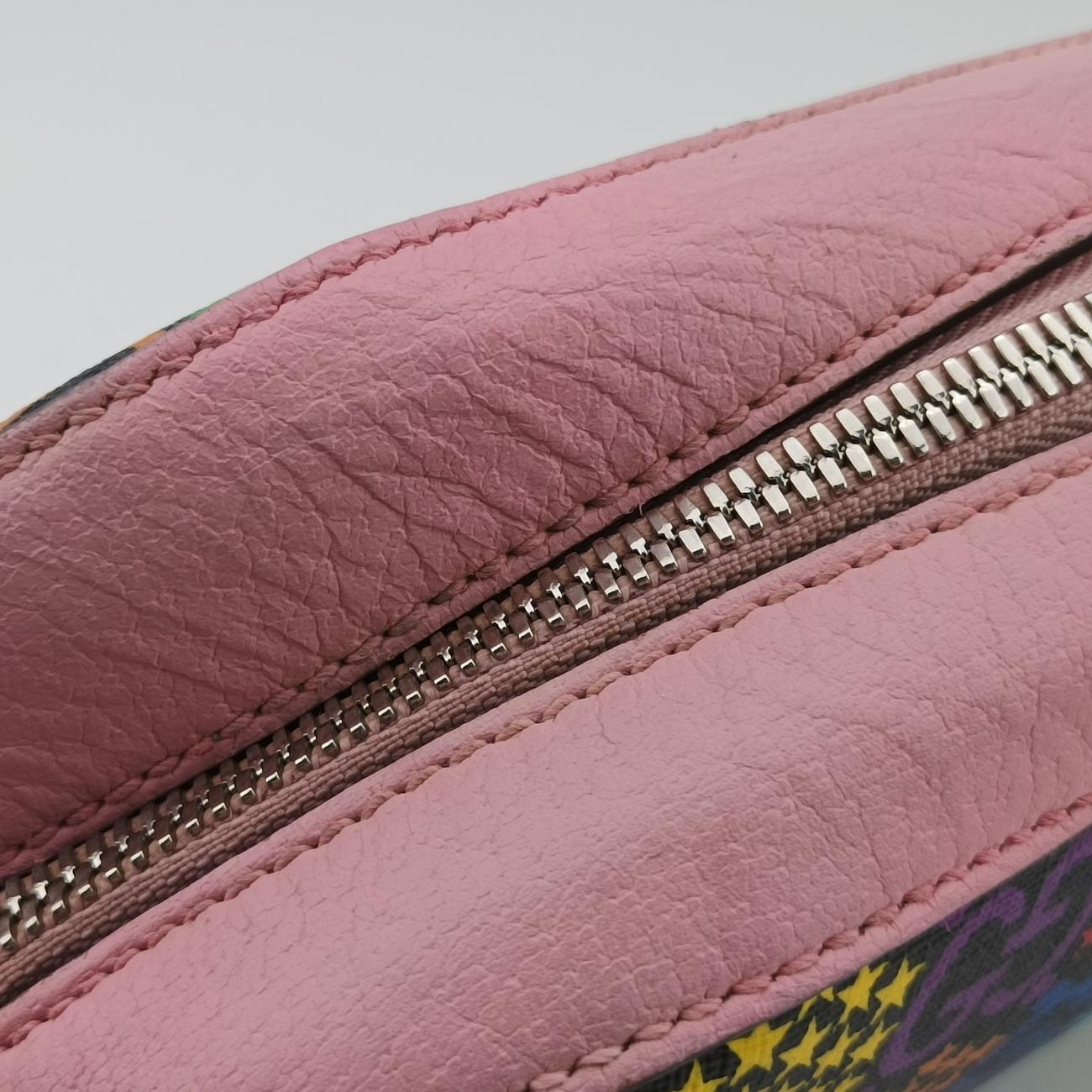 Gucci Apple Pattern MessengerMulticolourPVC coated canvas574886I030536423GGアップルマルチカラーPVCコーティングキャンバス574886I030536423