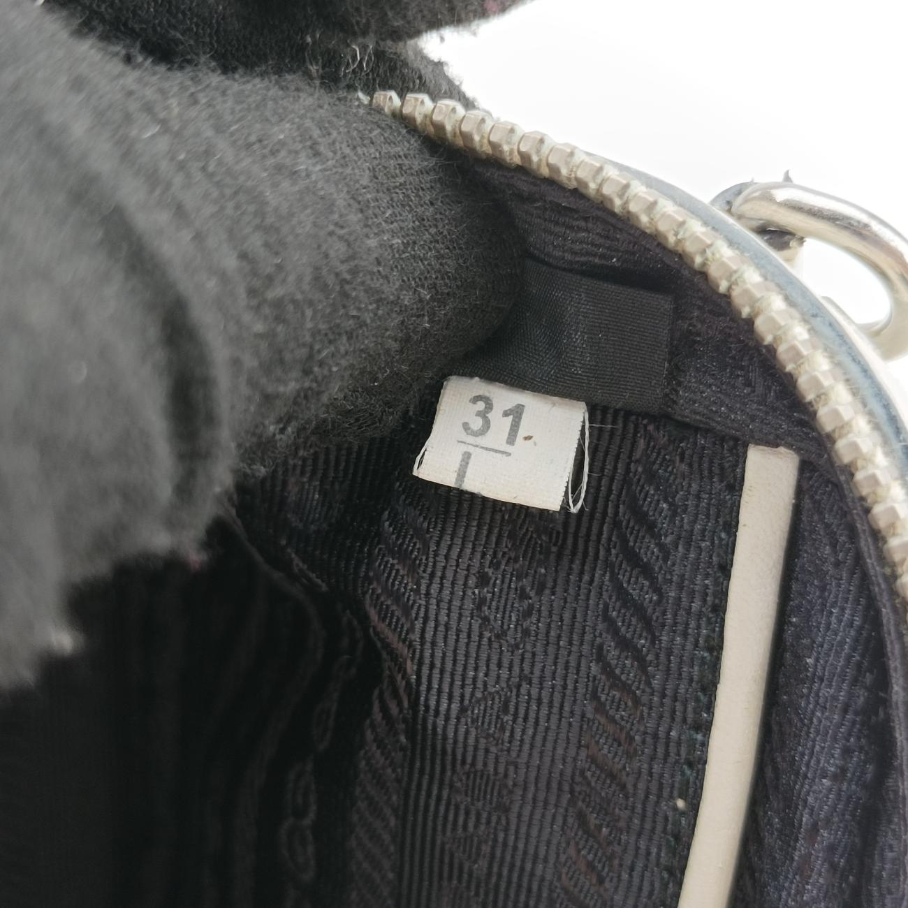 Jeweled Crossbody PochetteWhiteLeather31/Lジュエルドクロスボディ ポシェットホワイトレザー31/L