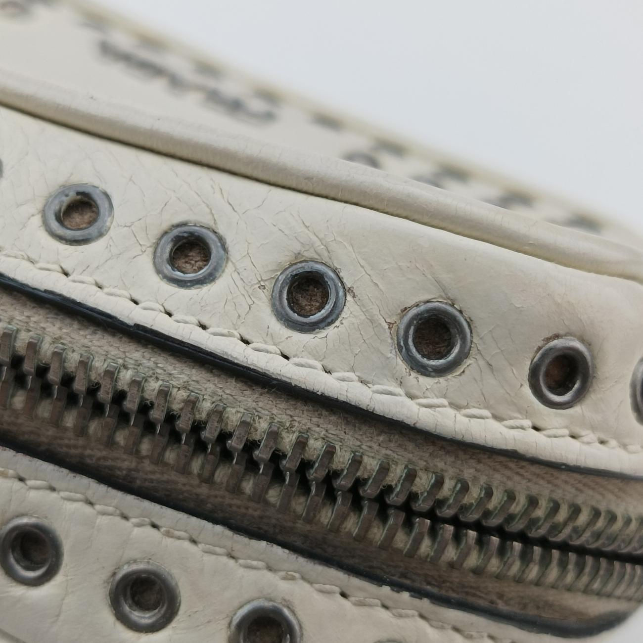 Jeweled Crossbody PochetteWhiteLeather31/Lジュエルドクロスボディ ポシェットホワイトレザー31/L
