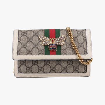 Queen MargaretMulticolourPVC coated canvas×Leather476079クィーンマーガレットマルチカラーPVCコーティングキャンバス×レザー476079