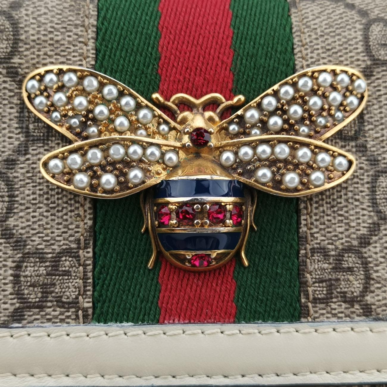 Queen MargaretMulticolourPVC coated canvas×Leather476079クィーンマーガレットマルチカラーPVCコーティングキャンバス×レザー476079