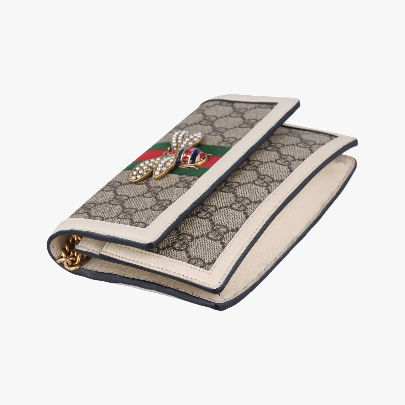 Queen MargaretMulticolourPVC coated canvas×Leather476079クィーンマーガレットマルチカラーPVCコーティングキャンバス×レザー476079