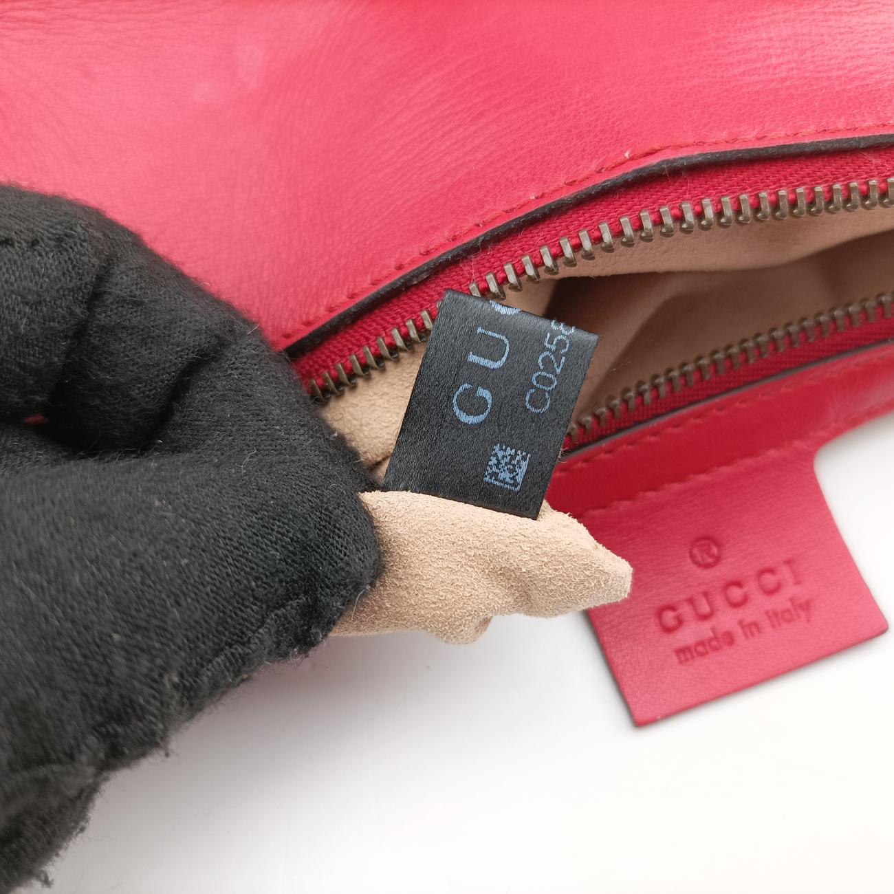 GG MarmontRedLeather443497C025856996GGマーモントレッドレザー443497C025856996