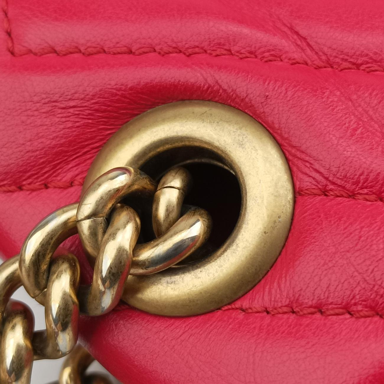GG MarmontRedLeather443497C025856996GGマーモントレッドレザー443497C025856996
