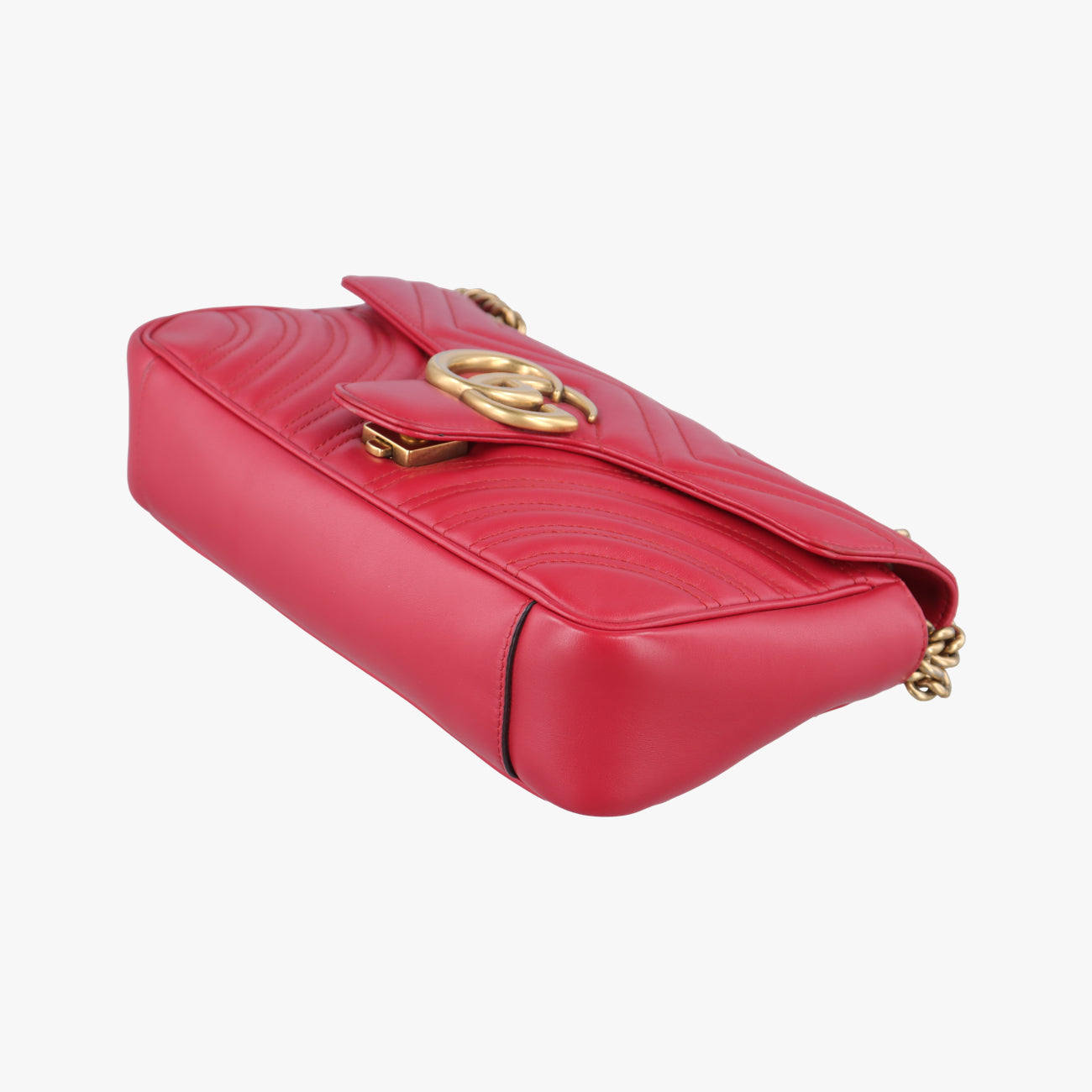 グッチGucciGGマーモントレッドレザー443497C025856996
