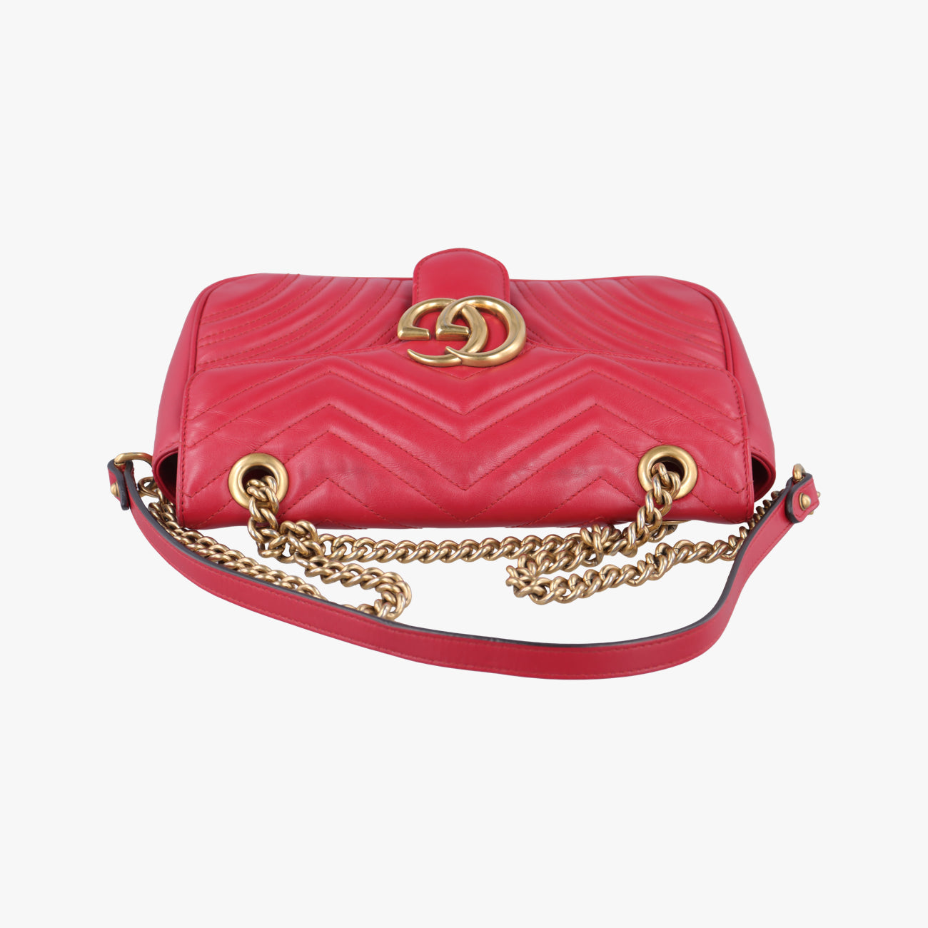 GG MarmontRedLeather443497C025856996GGマーモントレッドレザー443497C025856996
