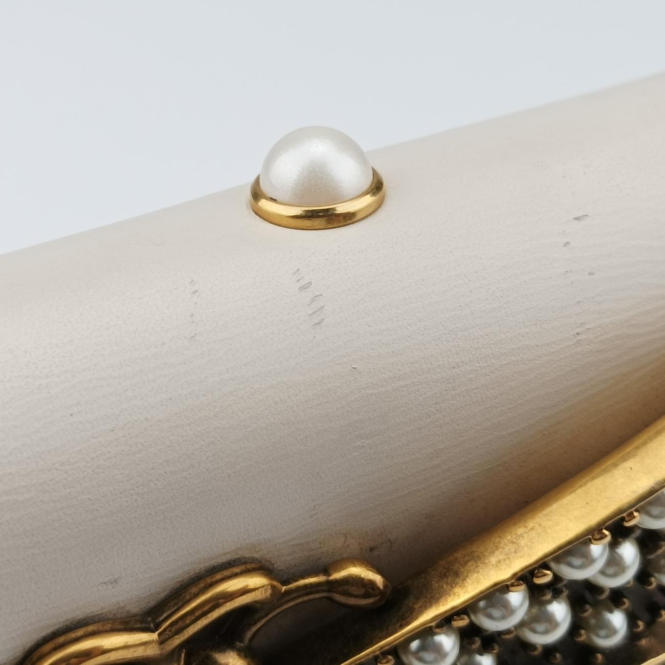 Broadway Pearl BeeWhiteLeather453778C021633350ブロードウェイ パール ビーホワイトレザー453778C021633350