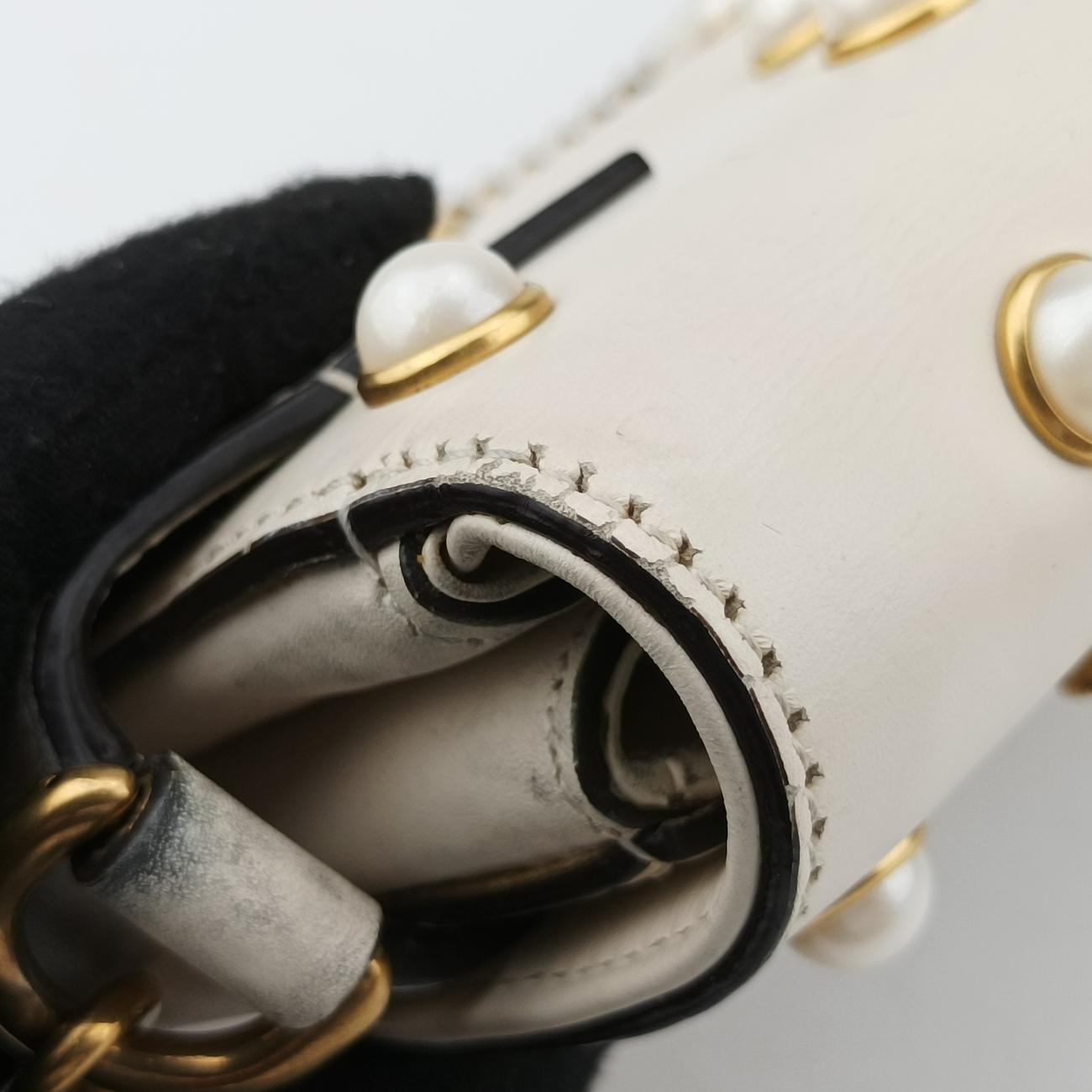 Broadway Pearl BeeWhiteLeather453778C021633350ブロードウェイ パール ビーホワイトレザー453778C021633350
