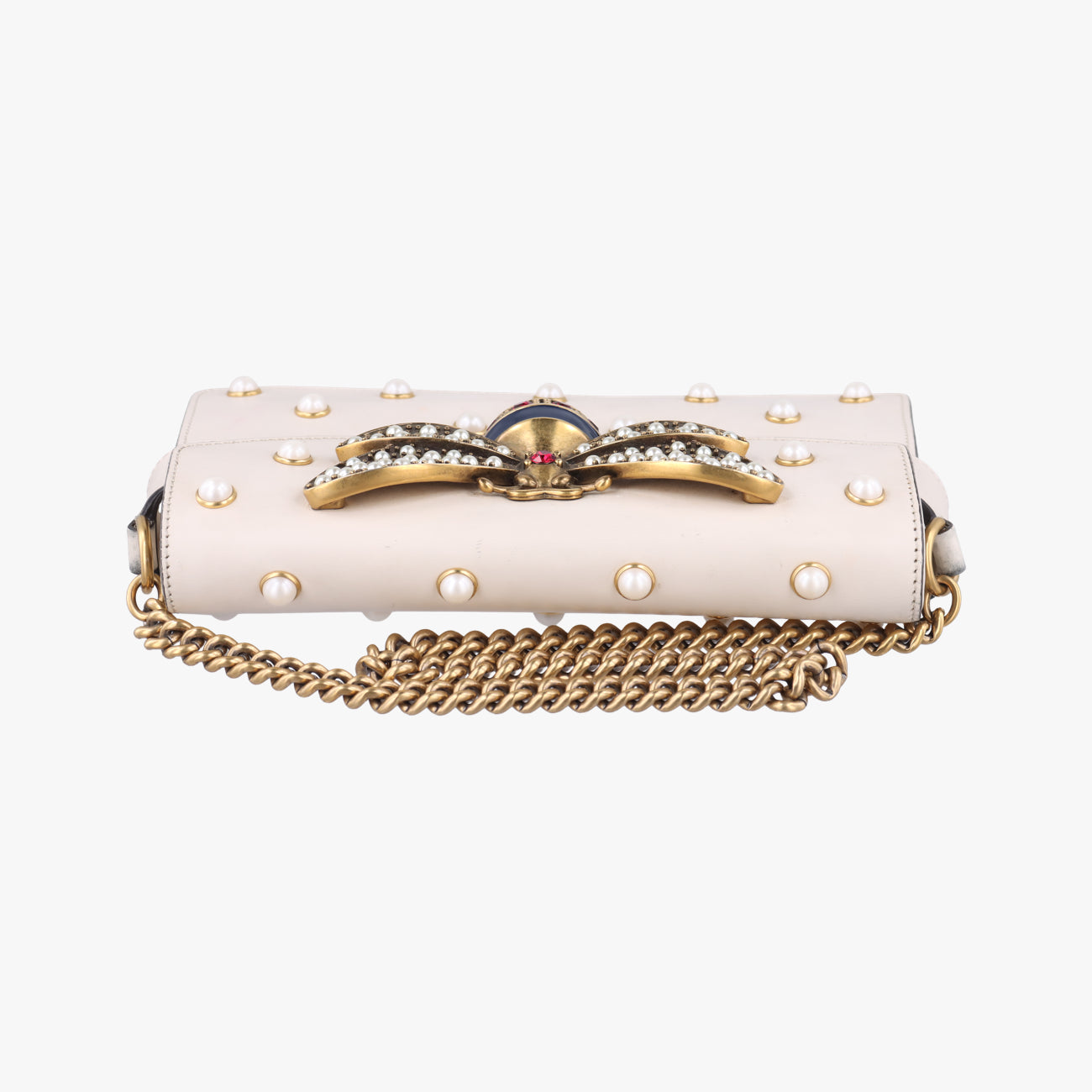 Broadway Pearl BeeWhiteLeather453778C021633350ブロードウェイ パール ビーホワイトレザー453778C021633350