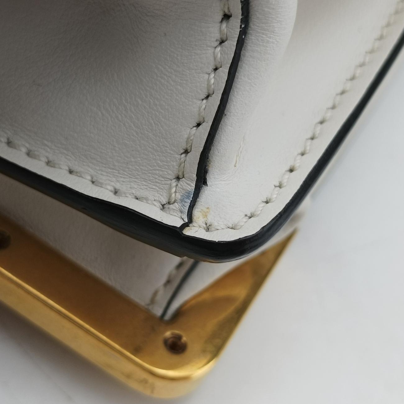 CahierBlack×whiteLeather×SAFFIANO Leather1BD04525 Lカイエブラック×ホワイトレザー×サフィアーノレザー1BD04525 L