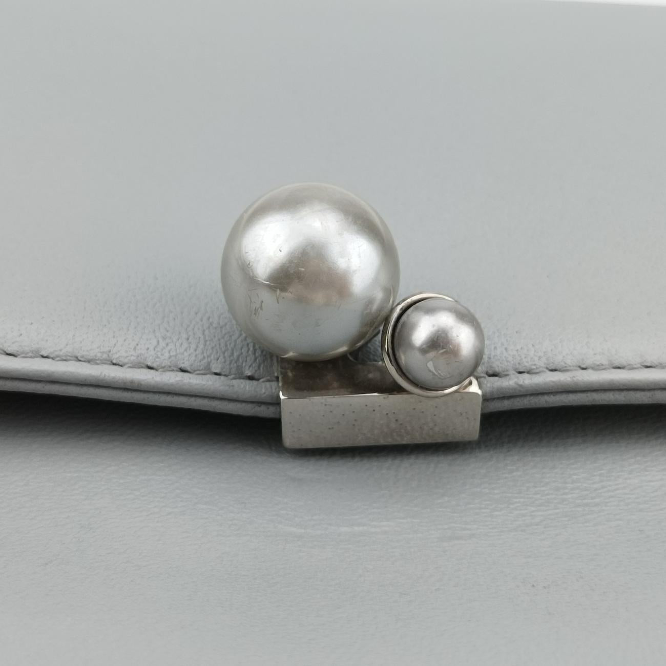 wallet on chainGreyleather12-MA-0174ウォレット オン チェーングレーレザー12-MA-0174