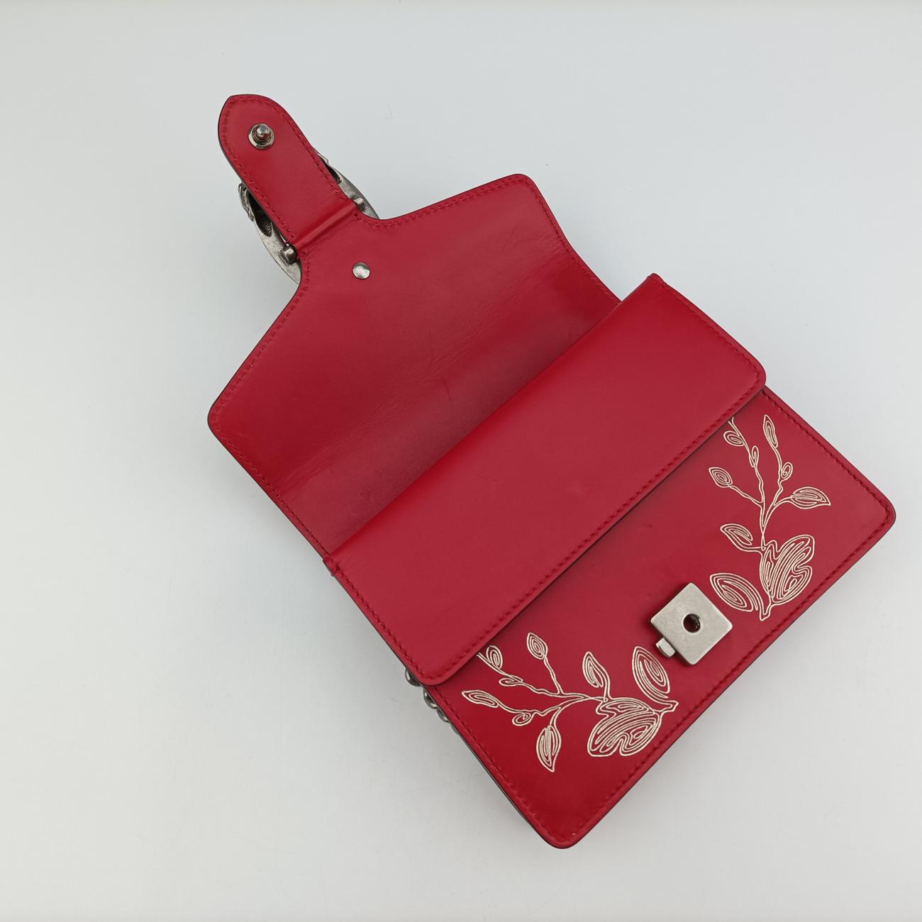 DionysusRed×WhiteLeather421970G020971645ディオニュソスレッド×ホワイトレザー421970G020971645