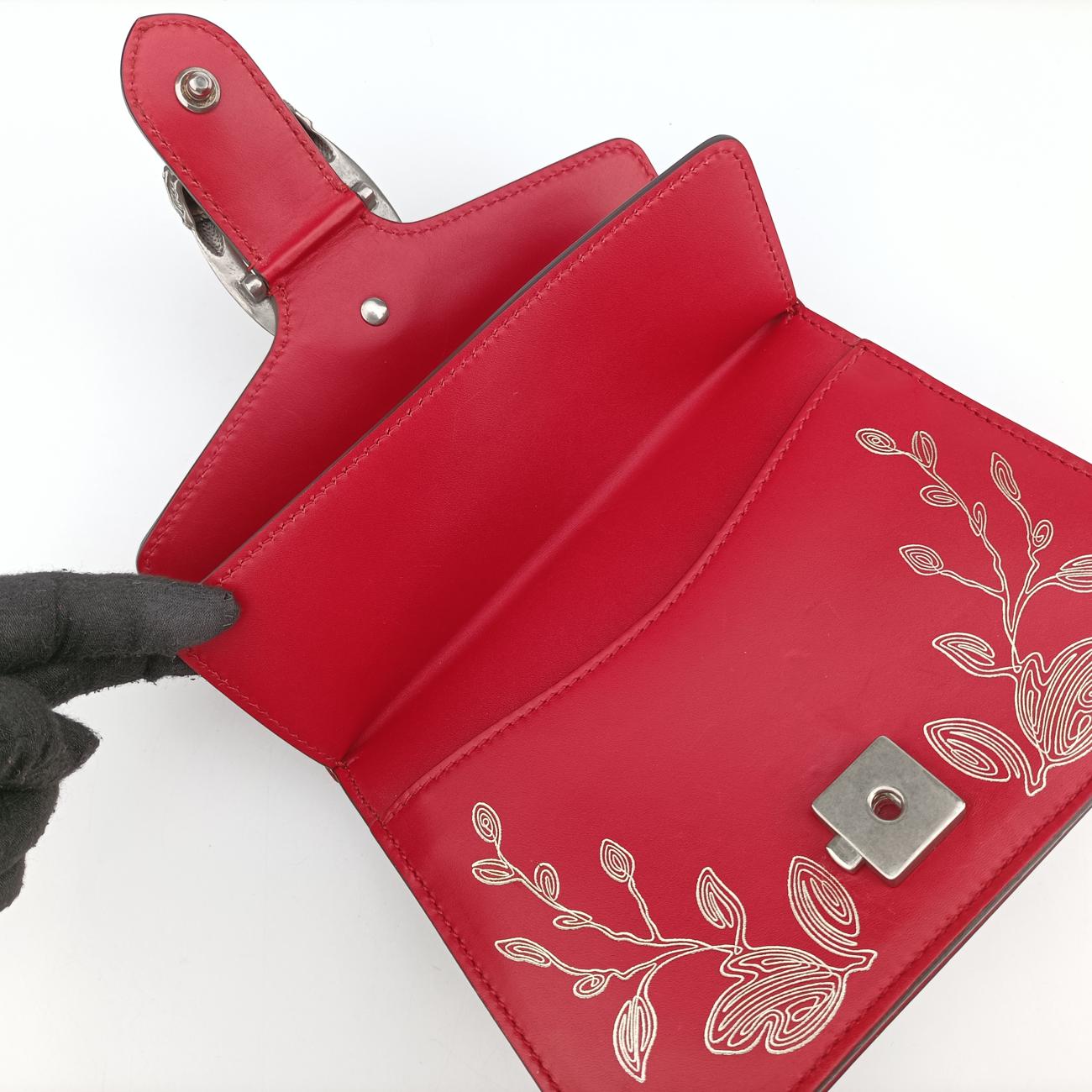 DionysusRed×WhiteLeather421970G020971645ディオニュソスレッド×ホワイトレザー421970G020971645