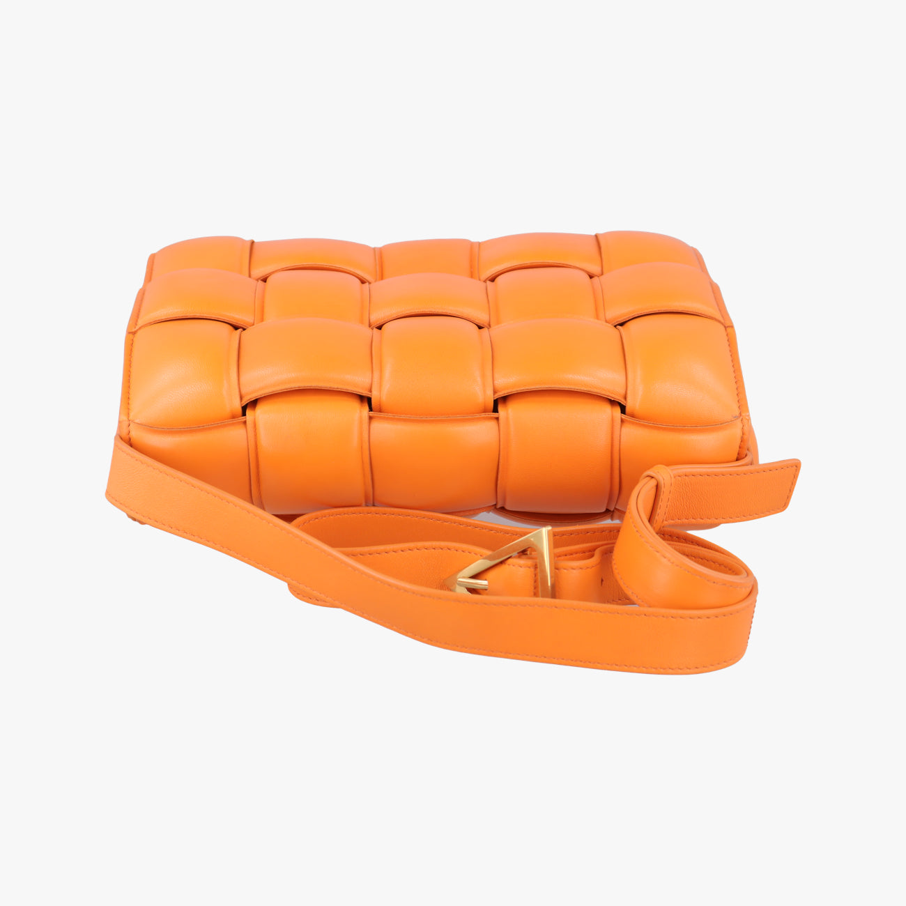 Padded　CASSETTEOrangelambskinB08921652Hパデッド カセットオレンジラムスキンB08921652H