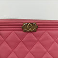 Boy MatelassePinklambskinA8406922963919ボーイマトラッセピンクラムスキンA8406922963919