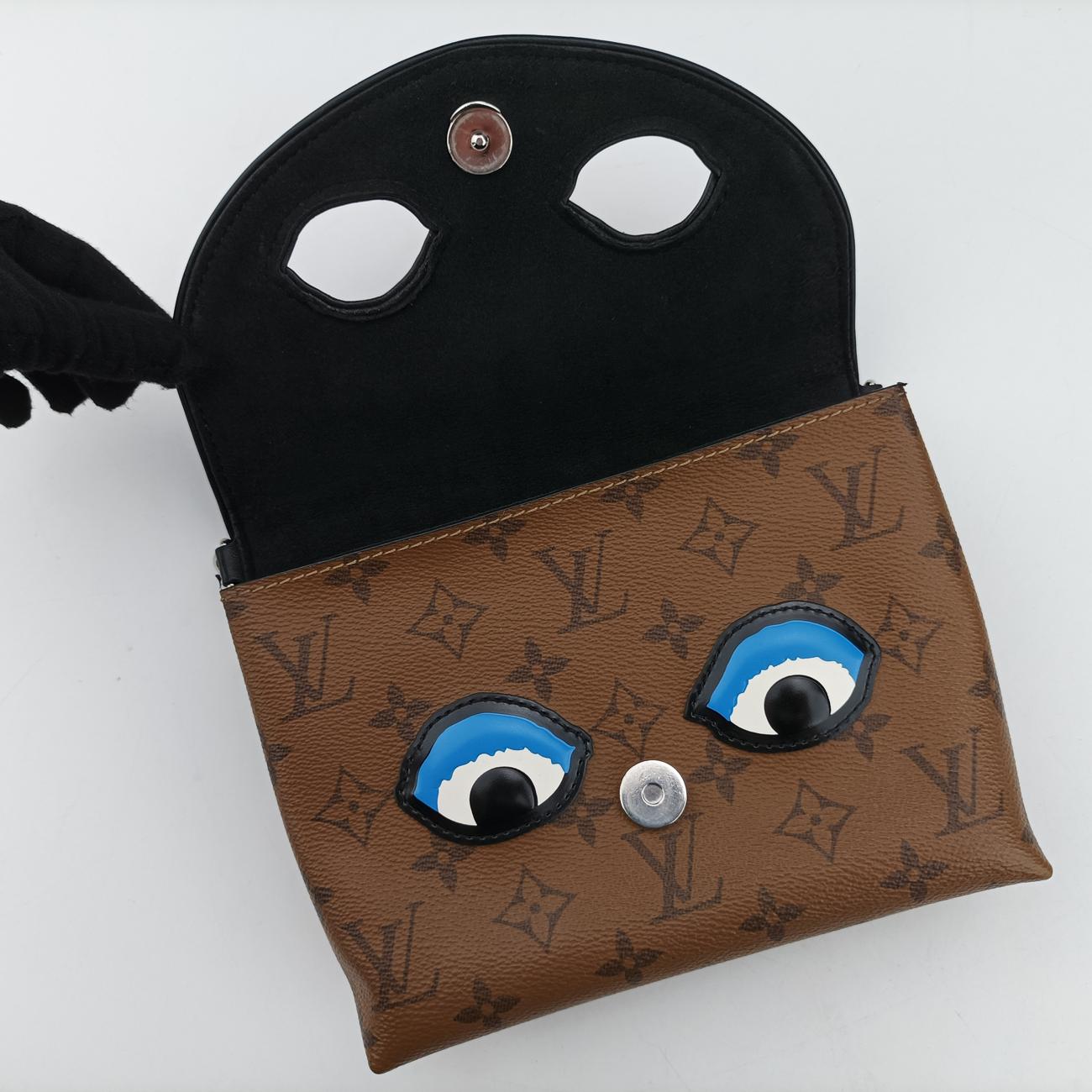 Pochette Yamamoto Kansai KabukiMARRON×FUCHSIAMonogram Reverse×EpiM43495DU3167ポシェット山本寛斎 歌舞伎マロン×フューシャモノグラムリバース×エピM43495DU3167