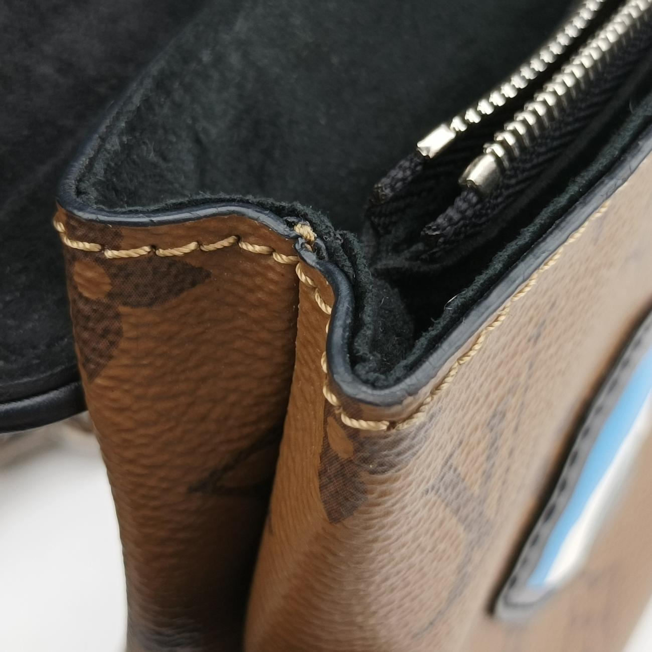 Pochette Yamamoto Kansai KabukiMARRON×FUCHSIAMonogram Reverse×EpiM43495DU3167ポシェット山本寛斎 歌舞伎マロン×フューシャモノグラムリバース×エピM43495DU3167