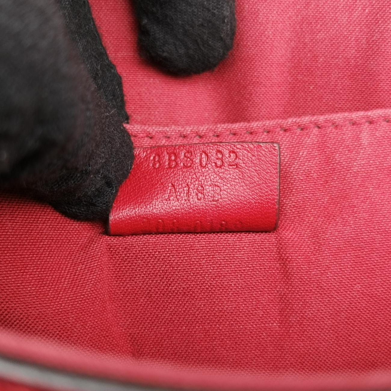 F is Zucca patternRedLeather8BS0328BS032 A18B 208.0189キャナイ エフレッドレザー8BS0328BS032 A18B 208.0189