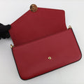 F is Zucca patternRedLeather8BS0328BS032 A18B 208.0189キャナイ エフレッドレザー8BS0328BS032 A18B 208.0189