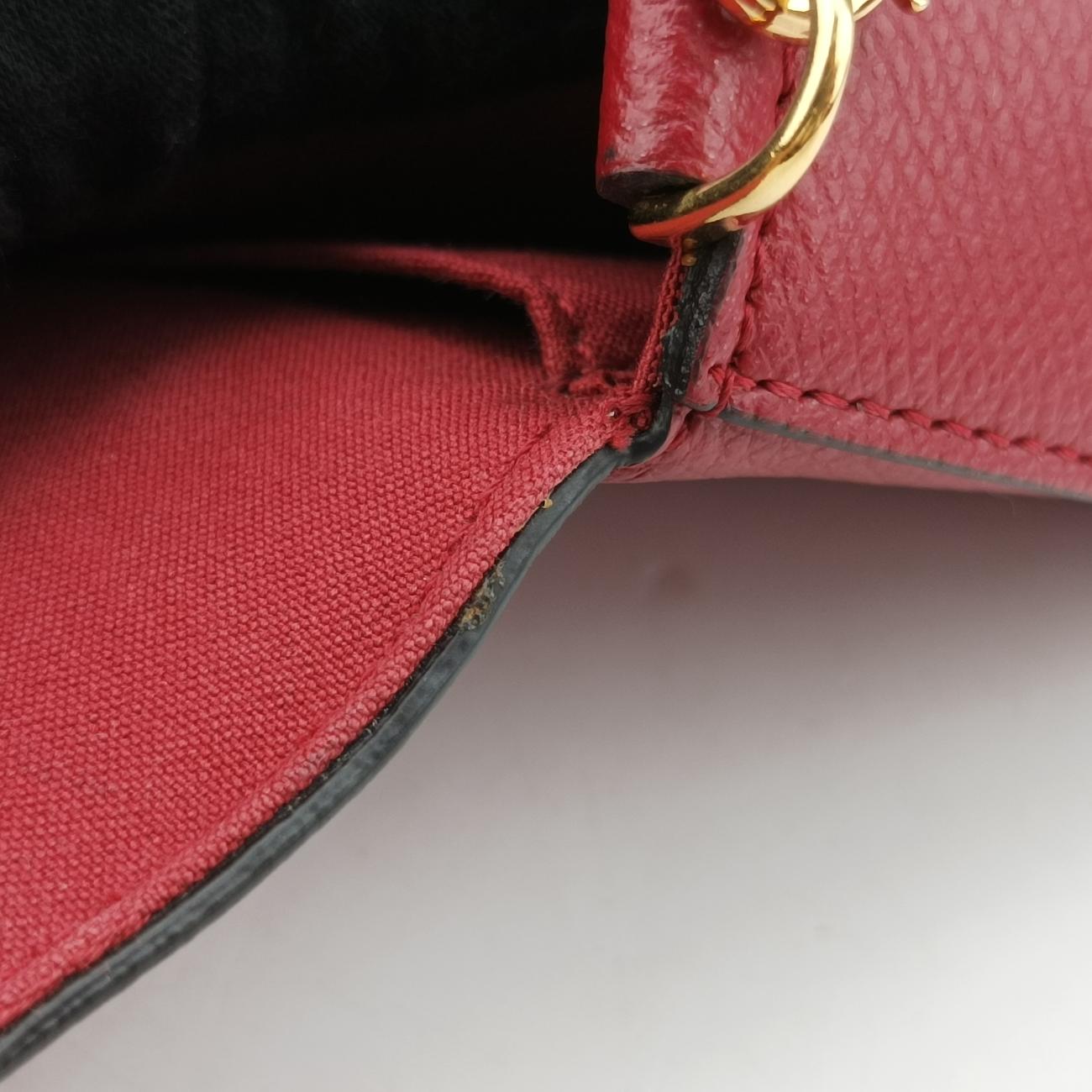 F is Zucca patternRedLeather8BS0328BS032 A18B 208.0189キャナイ エフレッドレザー8BS0328BS032 A18B 208.0189