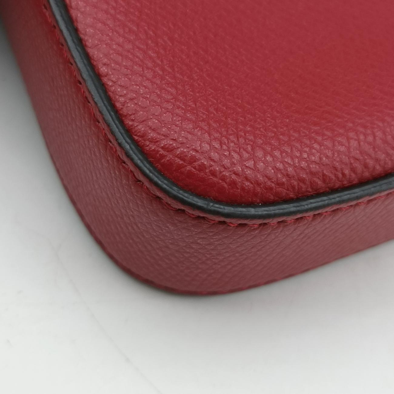 F is Zucca patternRedLeather8BS0328BS032 A18B 208.0189キャナイ エフレッドレザー8BS0328BS032 A18B 208.0189