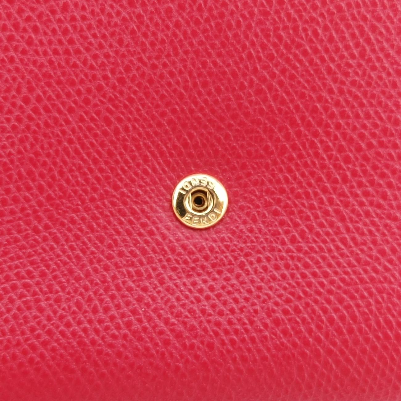 F is Zucca patternRedLeather8BS0328BS032 A18B 208.0189キャナイ エフレッドレザー8BS0328BS032 A18B 208.0189