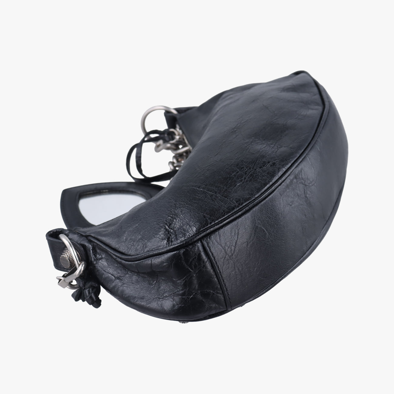 Le Cagole miniblacklambskin712813.1000.Q.535269ル カゴール ミニブラックラムスキン712813.1000.Q.535269