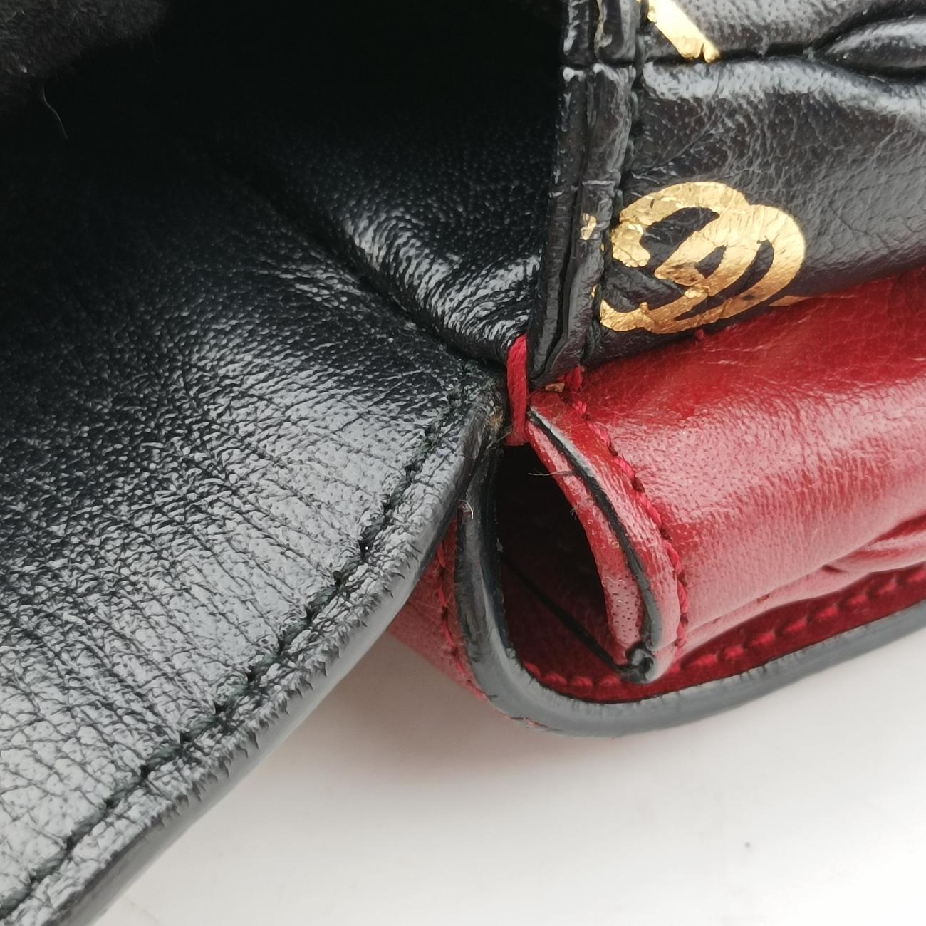 Thiara MediumBlack × Gold × Red Leather524822A025648261ティアラ ミディアムブラック×ゴールド×レッド レザー524822A025648261