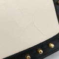 Mamma Bucket Vintage StudsWhite×BlackLeatherLot number unknownマンマバケット ヴィンテージ スタッズホワイト×ブラックレザー製番不明