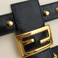Mamma Bucket Vintage StudsWhite×BlackLeatherLot number unknownマンマバケット ヴィンテージ スタッズホワイト×ブラックレザー製番不明