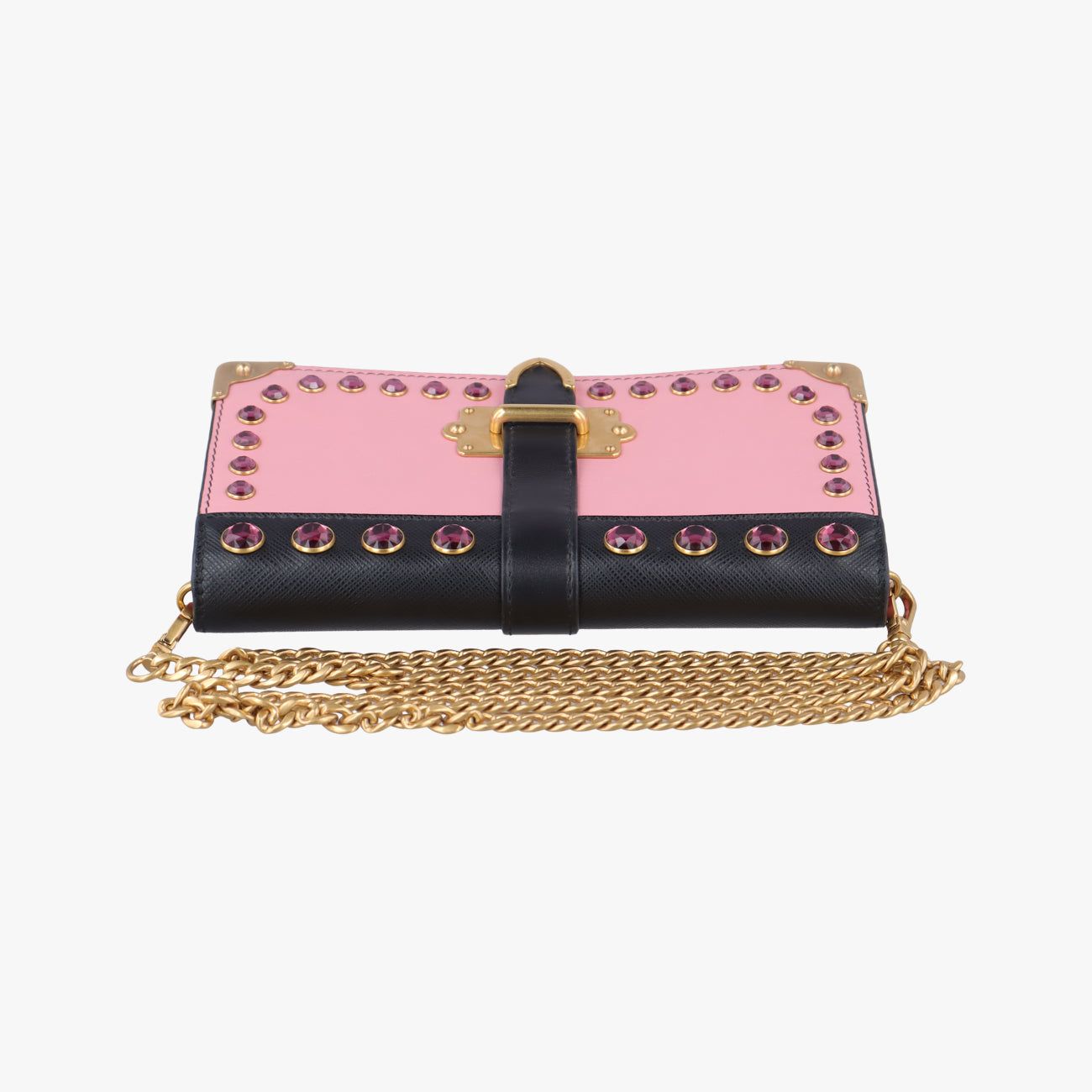 CahierPink×BlackLeather85Nカイエピンク×ブラックレザー85N
