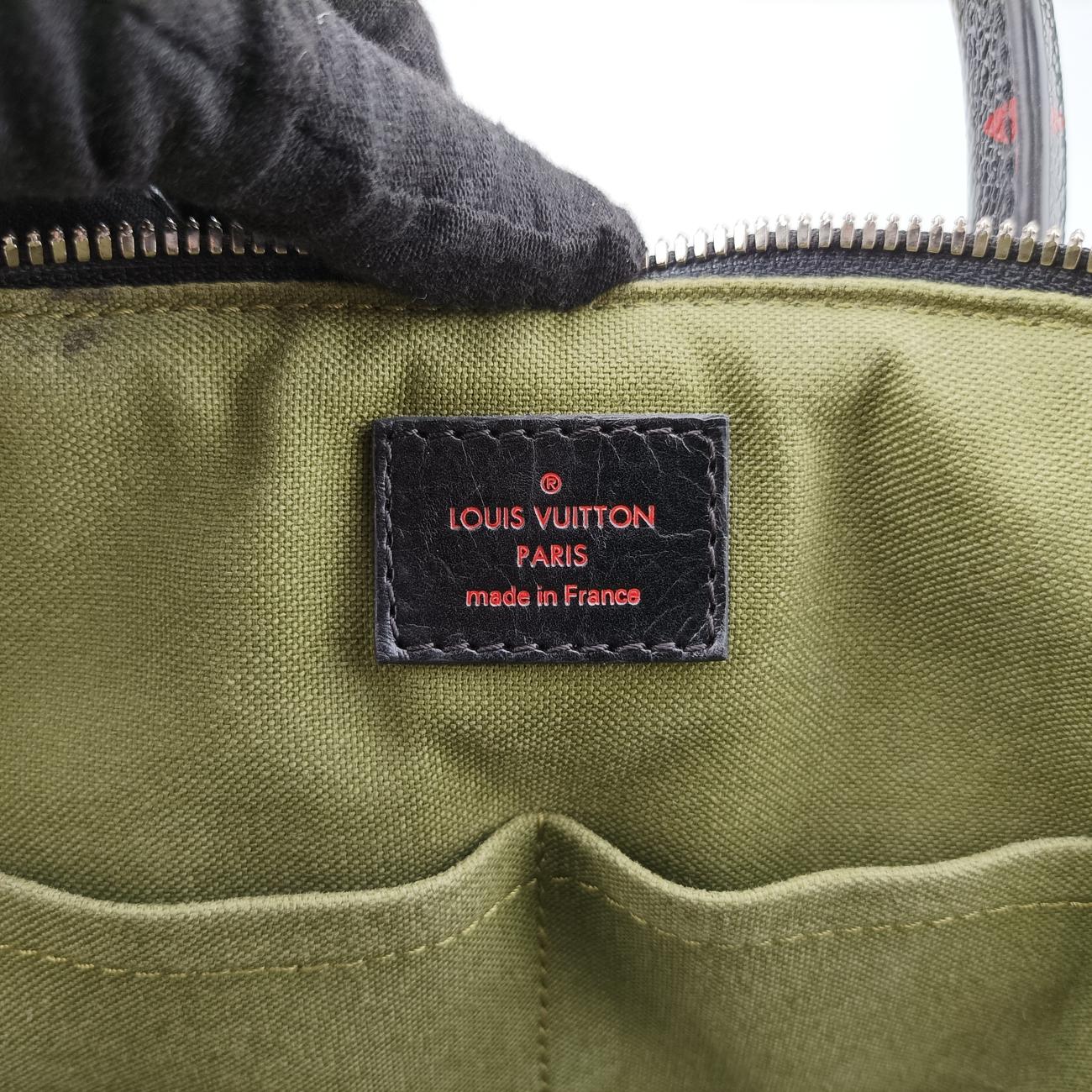 ALMA PMBlack×RedPVC coated canvasM41500FL41884アルマPMブラック×レッドPVCコーティングキャンバスM41500FL41884