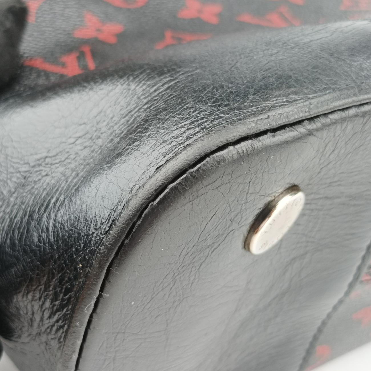 ALMA PMBlack×RedPVC coated canvasM41500FL41884アルマPMブラック×レッドPVCコーティングキャンバスM41500FL41884