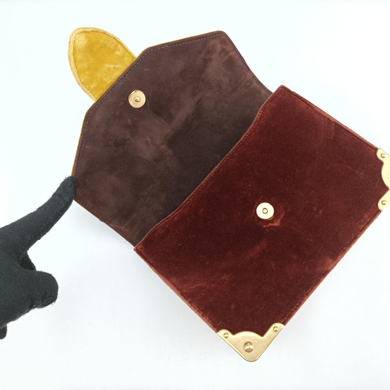 Animalier Cahier Lions HeadYellow×BrownVelvet1BD089110カイエ ライオンヘッドイエロー×ブラウン系ベロア1BD089110