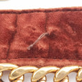 Animalier Cahier Lions HeadYellow×BrownVelvet1BD089110カイエ ライオンヘッドイエロー×ブラウン系ベロア1BD089110