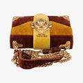 Animalier Cahier Lions HeadYellow×BrownVelvet1BD089110カイエ ライオンヘッドイエロー×ブラウン系ベロア1BD089110