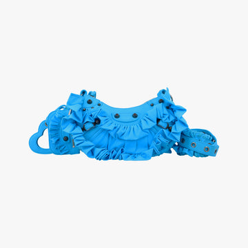 Le Cagole miniBlueNylon Stretch Fabric671309.4335.P.650987ル カゴール ミニブルーナイロン ストレッチ素材671309.4335.P.650987