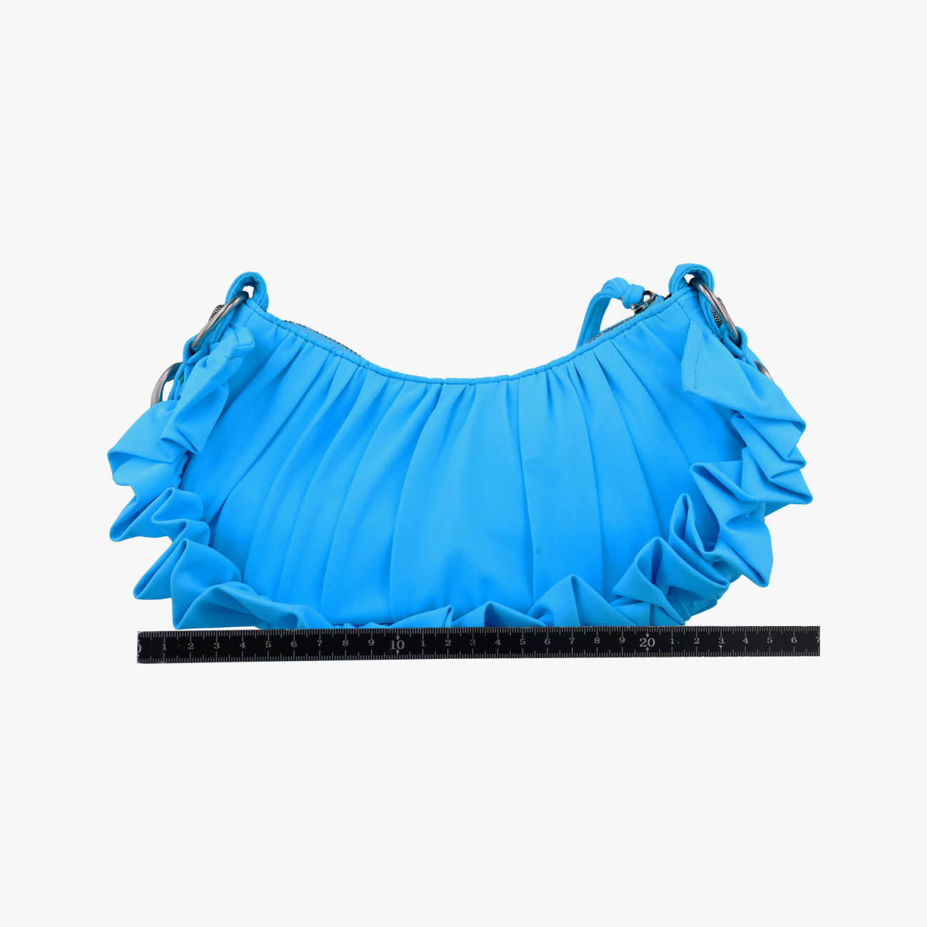Le Cagole miniBlueNylon Stretch Fabric671309.4335.P.650987ル カゴール ミニブルーナイロン ストレッチ素材671309.4335.P.650987