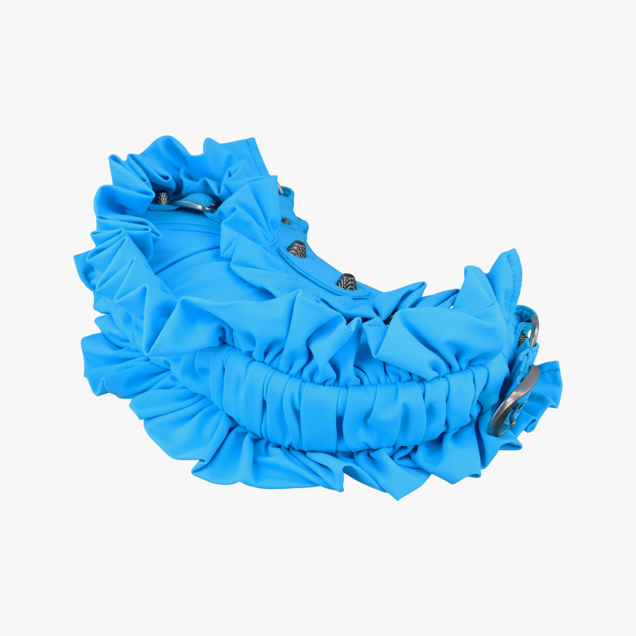 Le Cagole miniBlueNylon Stretch Fabric671309.4335.P.650987ル カゴール ミニブルーナイロン ストレッチ素材671309.4335.P.650987