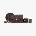 Daily Multi Pocket BeltBrownMonogram CanvasM0236UCT4129デイリー マルチ ポケット ベルトモノグラム/ブラウン系モノグラムキャンバスM0236UCT4129