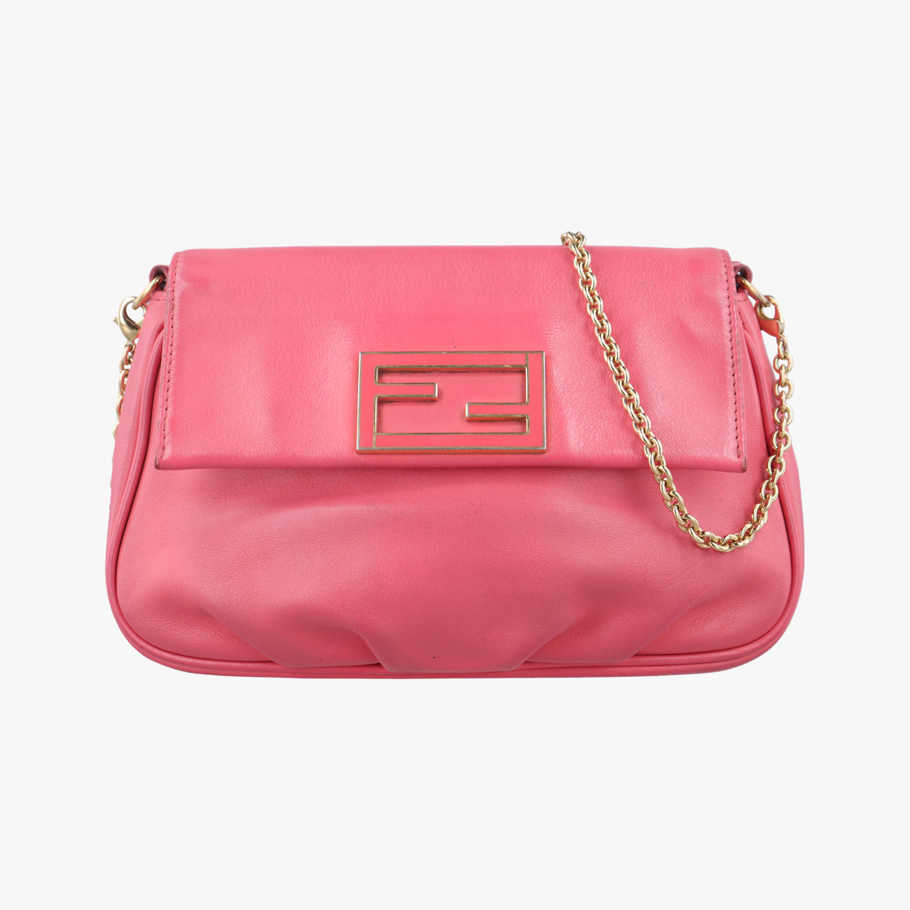 Fendista PochettePinkLeather8M02768M0276-D16 148-0053フェンディスタ ポシェットピンクレザー8M02768M0276-D16 148-0053