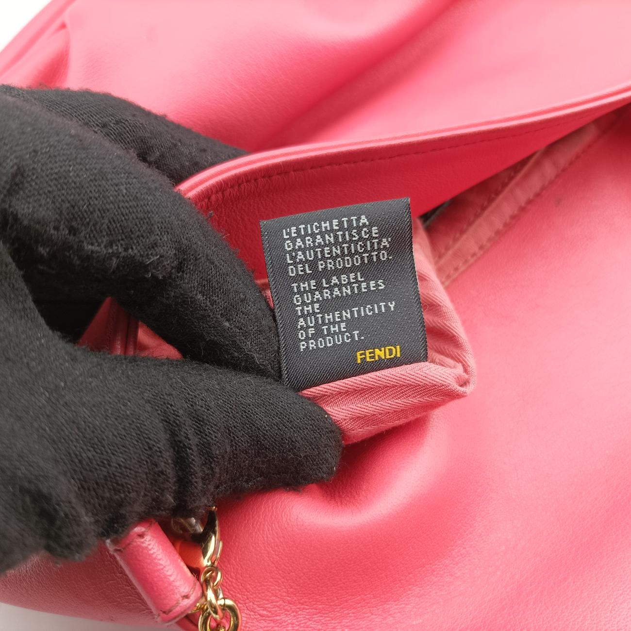 Fendista PochettePinkLeather8M02768M0276-D16 148-0053フェンディスタ ポシェットピンクレザー8M02768M0276-D16 148-0053