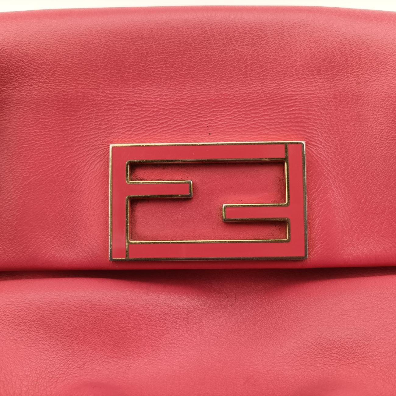 Fendista PochettePinkLeather8M02768M0276-D16 148-0053フェンディスタ ポシェットピンクレザー8M02768M0276-D16 148-0053