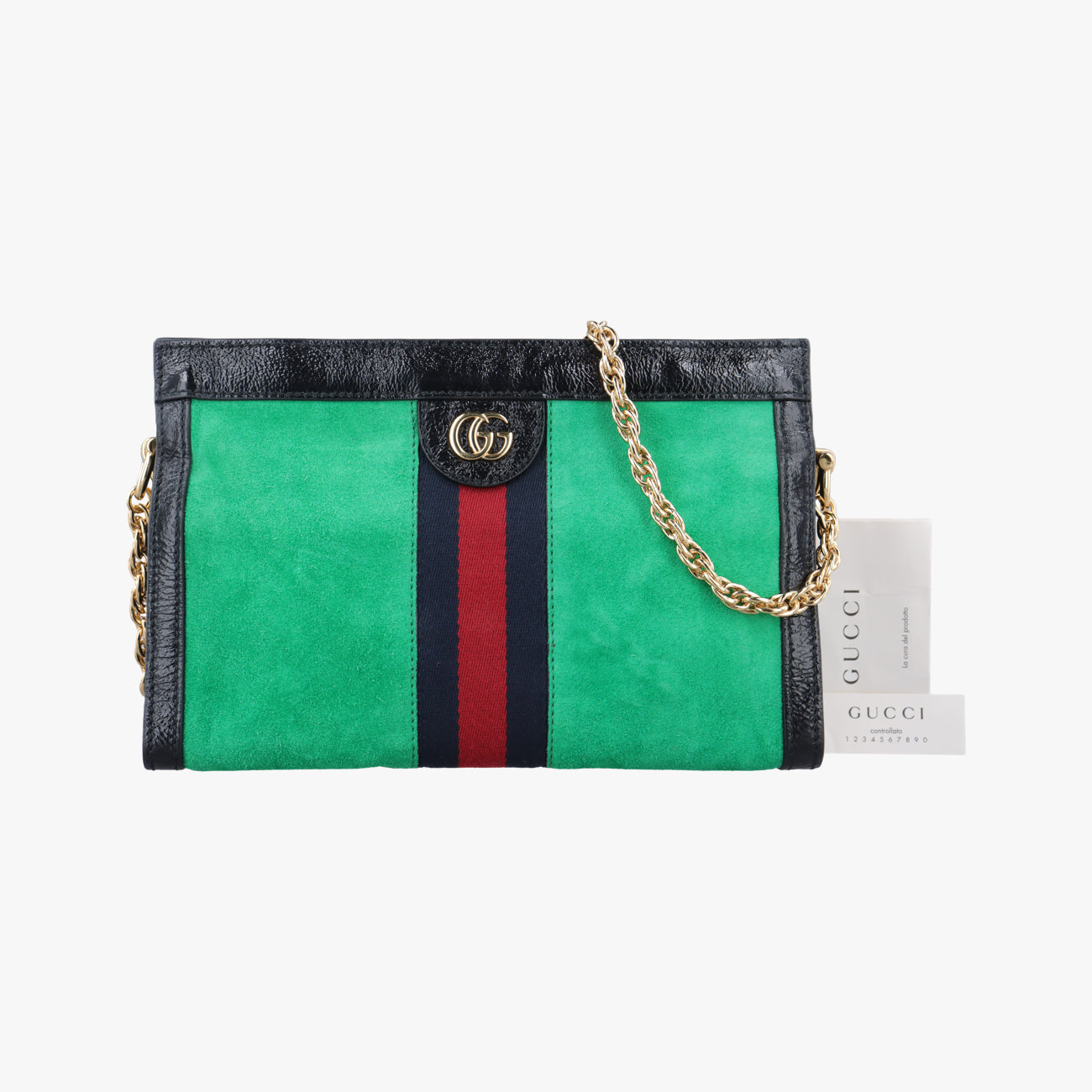 OphidiaGreen x black x redsuede503877A024101296オフィディアグリーン×ブラック×レッドスエード503877A024101296