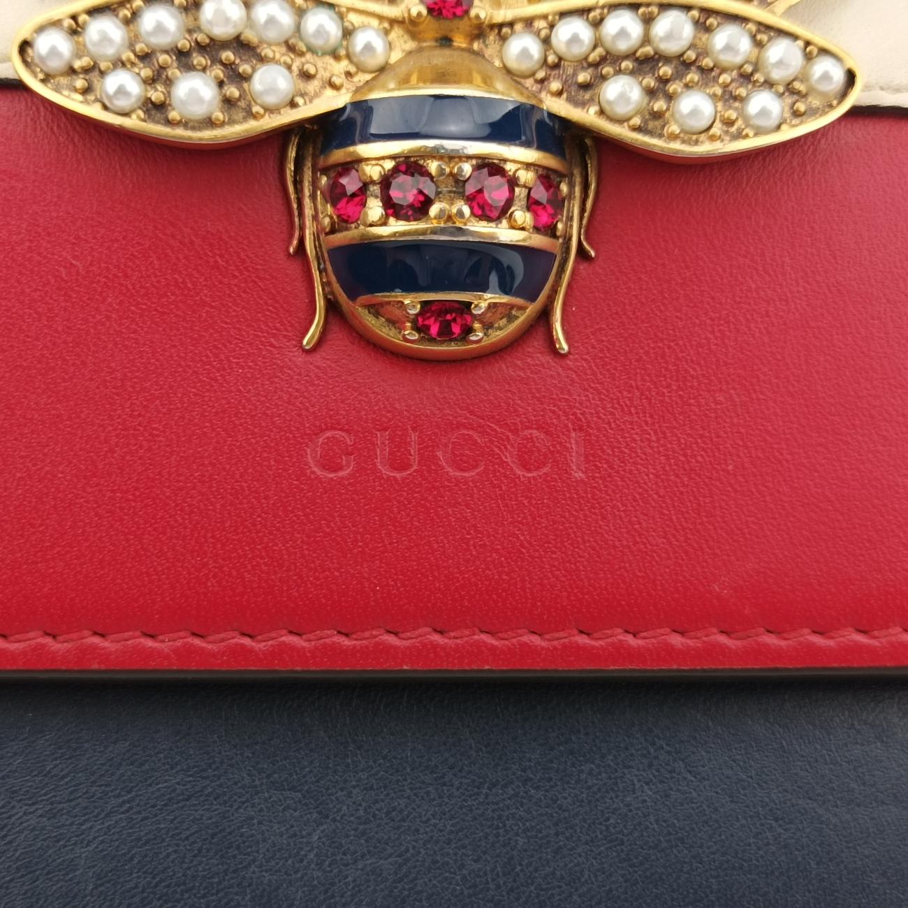 Queen MargaretIvory x Red x NavyLeather476079クィーンマーガレットアイボリー×レッド×ネイビーレザー476079