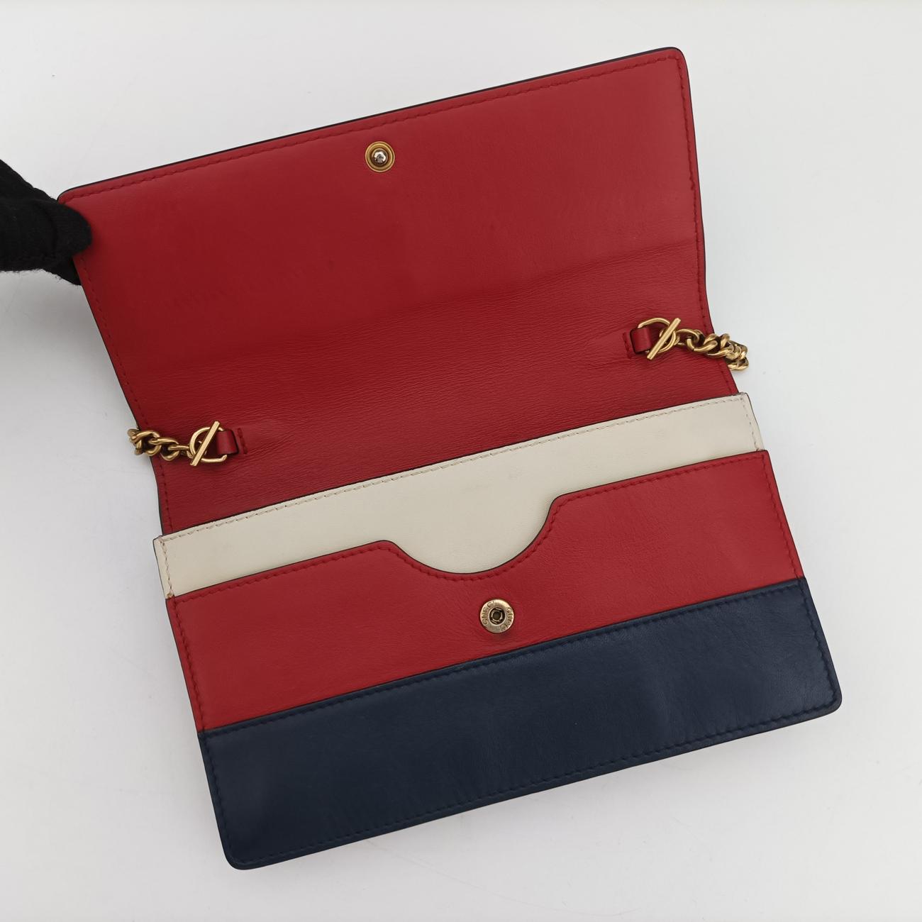 Queen MargaretIvory x Red x NavyLeather476079クィーンマーガレットアイボリー×レッド×ネイビーレザー476079