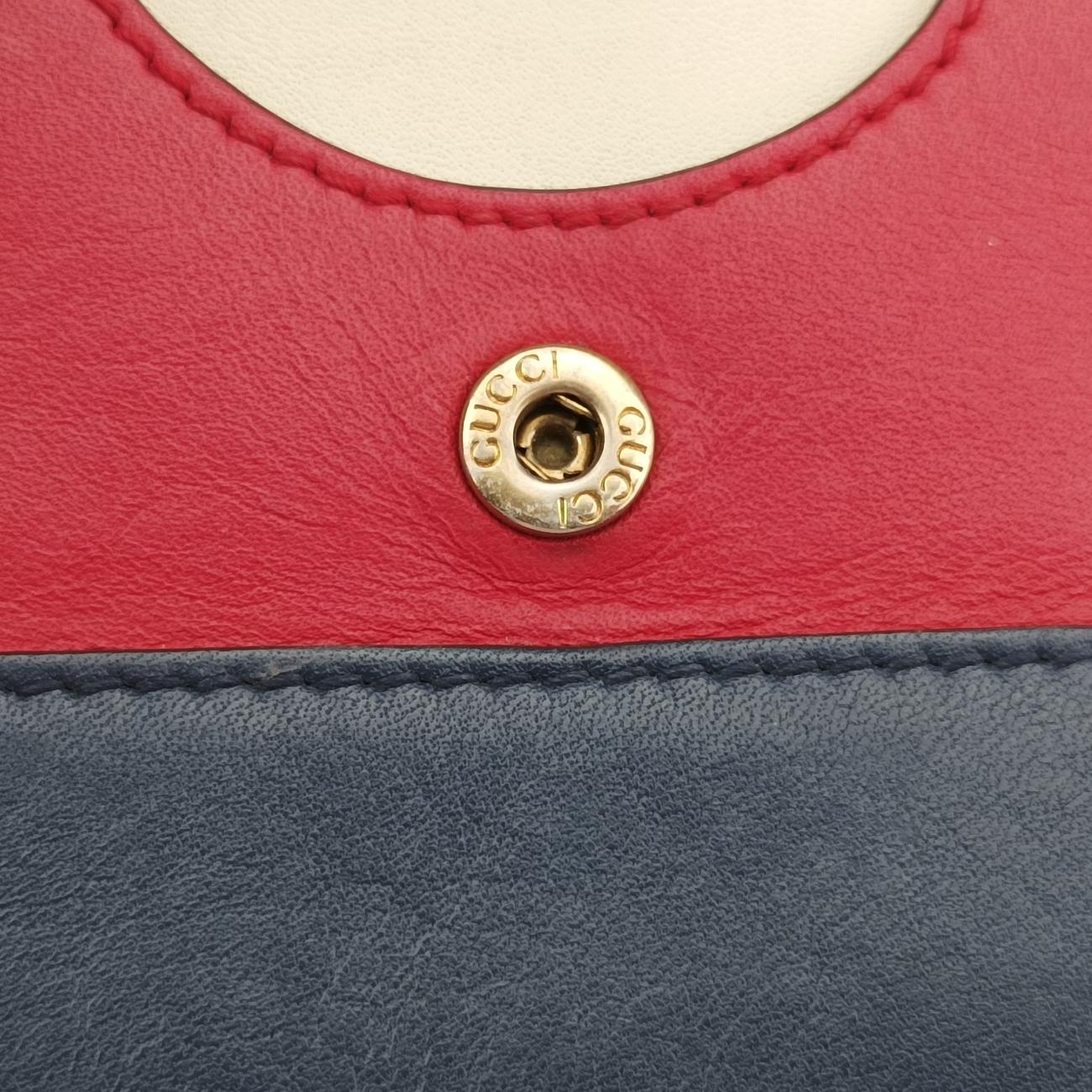 Queen MargaretIvory x Red x NavyLeather476079クィーンマーガレットアイボリー×レッド×ネイビーレザー476079