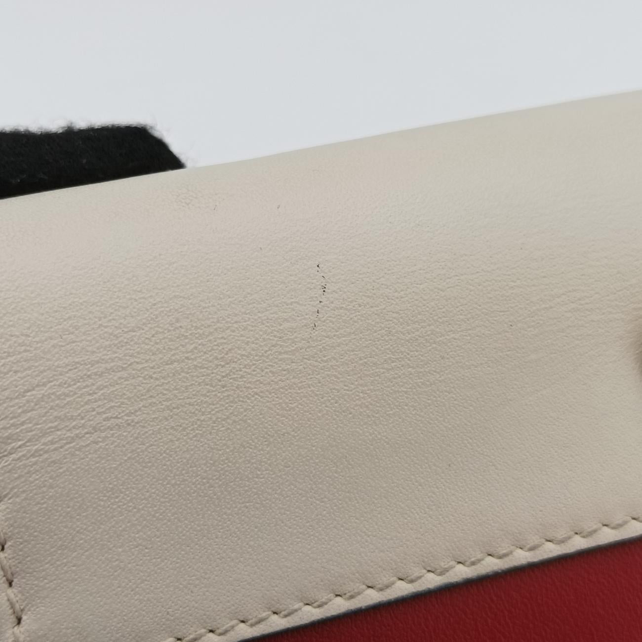 Queen MargaretIvory x Red x NavyLeather476079クィーンマーガレットアイボリー×レッド×ネイビーレザー476079