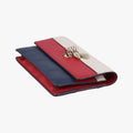 Queen MargaretIvory x Red x NavyLeather476079クィーンマーガレットアイボリー×レッド×ネイビーレザー476079
